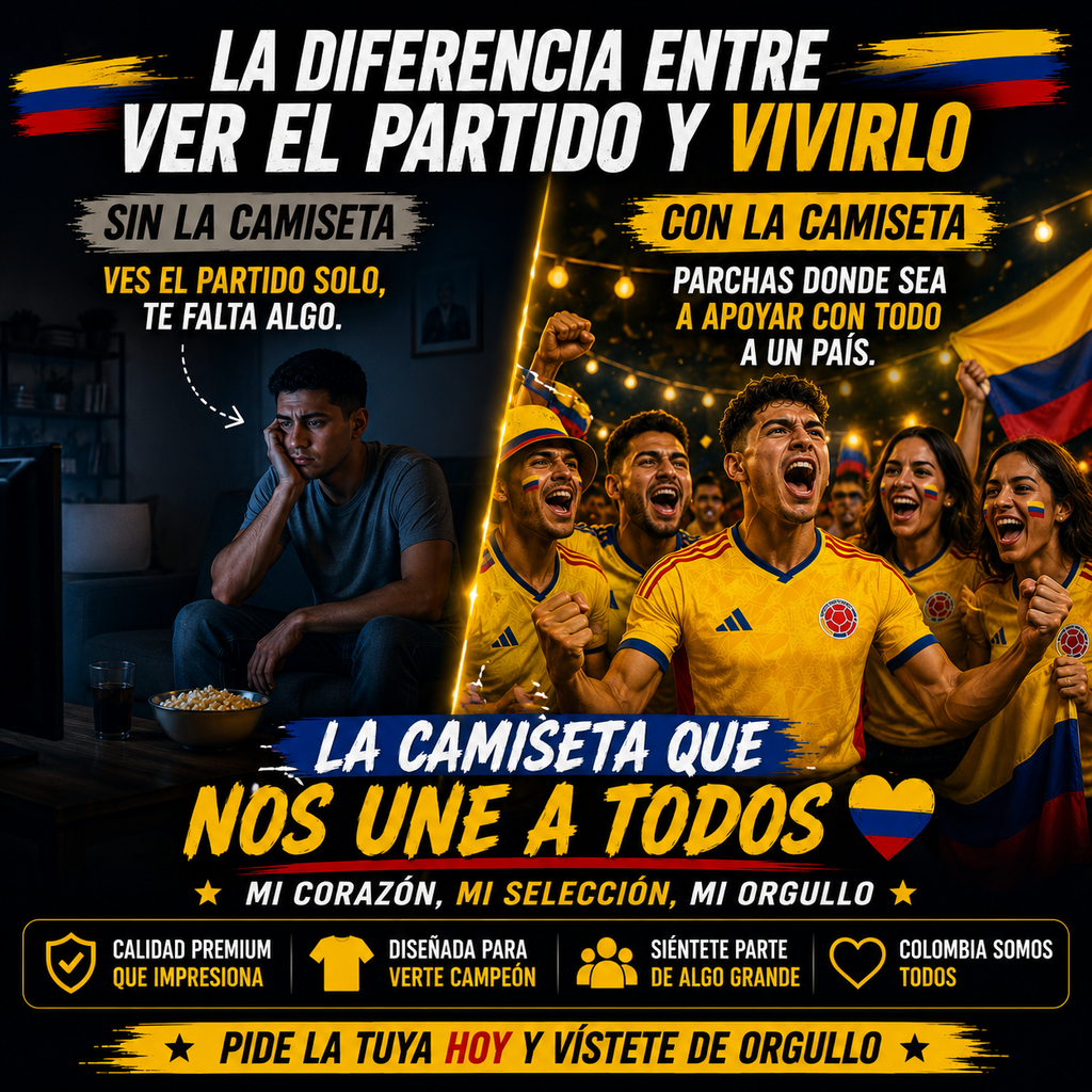 Camiseta Selección Colombia 2025/2026 - Versión Jugador Prémium (Réplica 1:1) 🇨🇴