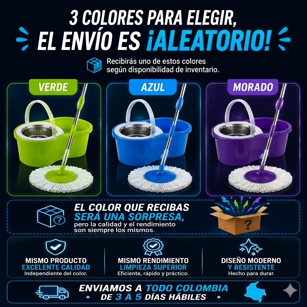 Trapero Magico HydroSpin - Balde Autoescurrible