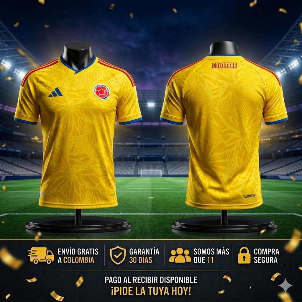 Camiseta Selección Colombia 2025/2026 - Versión Jugador Prémium (Réplica 1:1) 🇨🇴